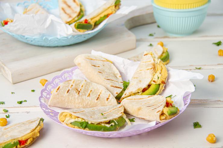 Mini-Avocado-And-Hummus-Quesadilla