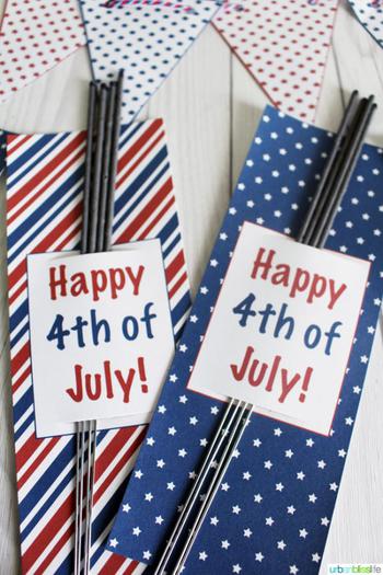 4Th Of July Fireworks Party Favor