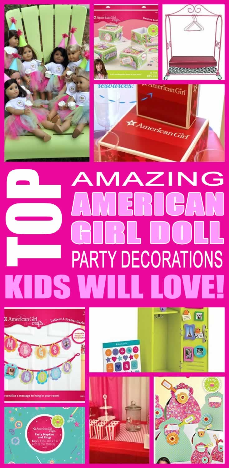 american girl doll birthday set