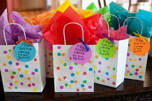 Art Themed Party Bags