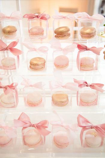 Macaroon Baby Shower Favors