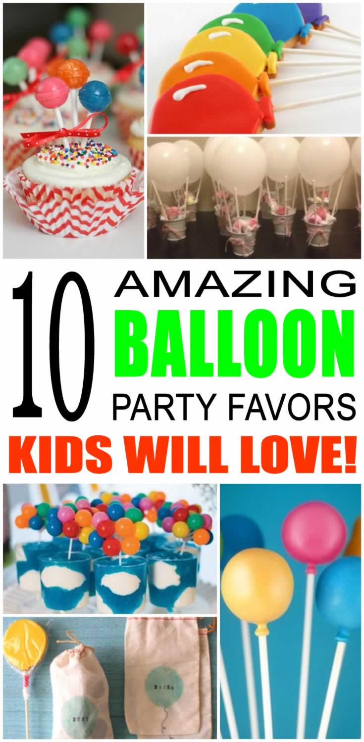 Balloon Party Favor Ideas