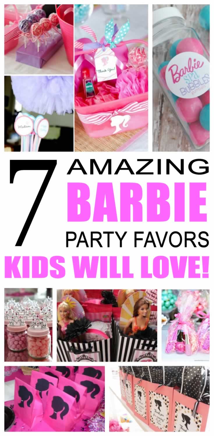 barbie party favor bags
