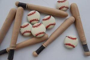 Baseball Bat and Cookies