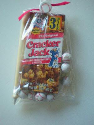 Cracker Jack Baseball Treat Bag