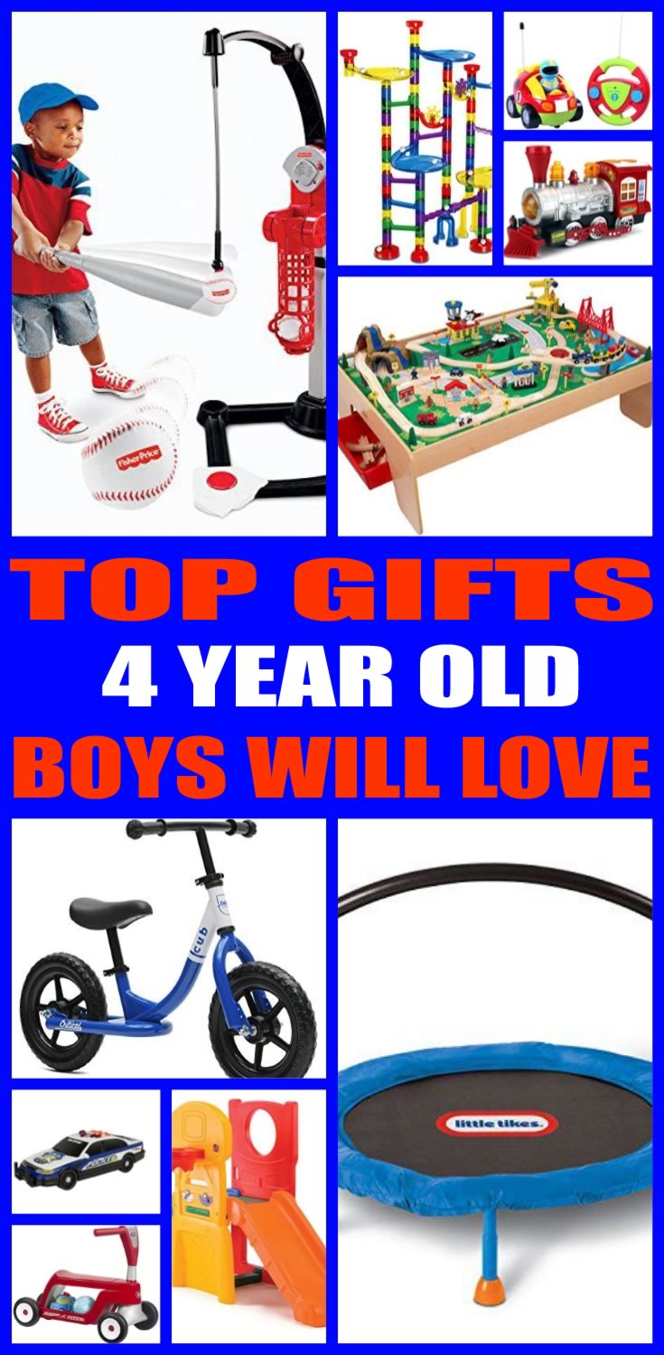good gifts for four year old boy