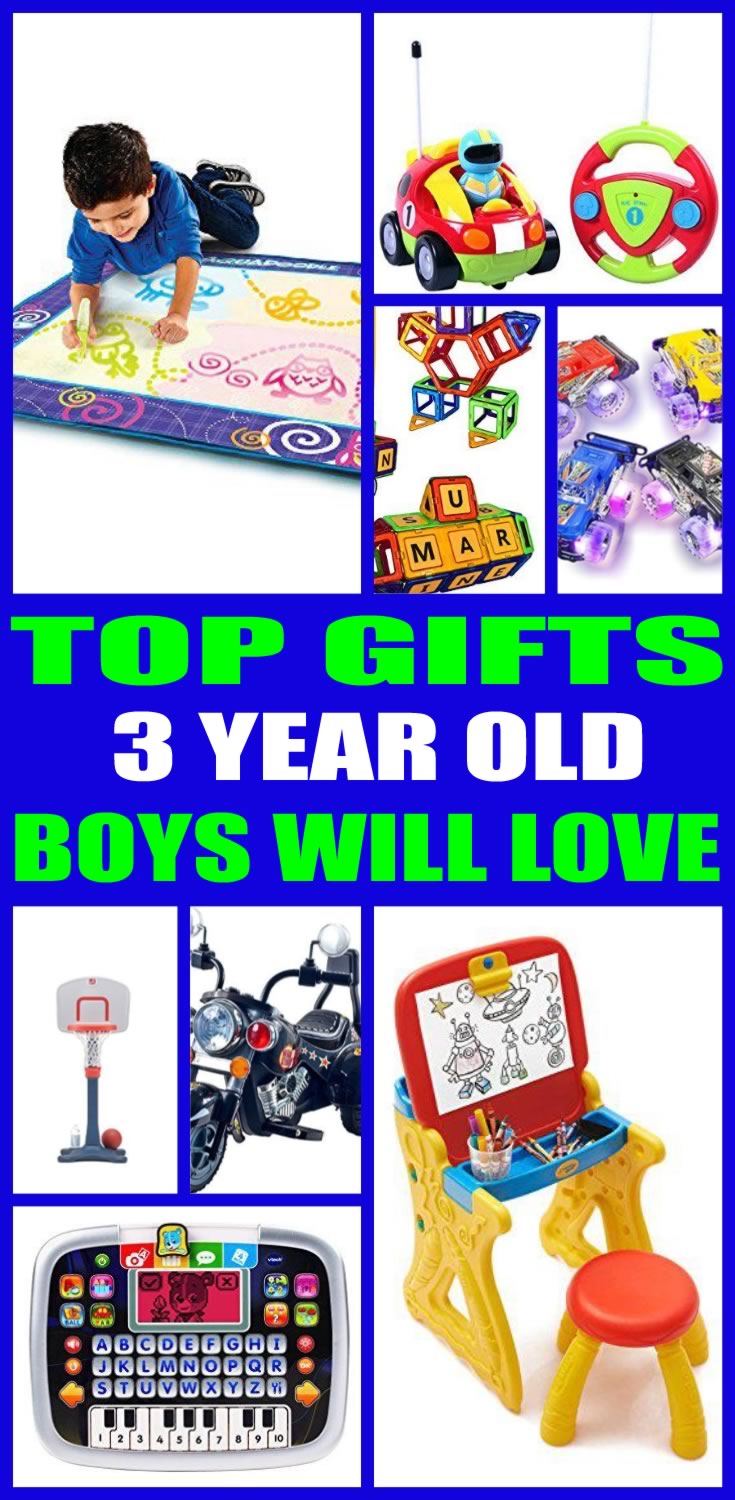 popular gifts for 3 year old boy