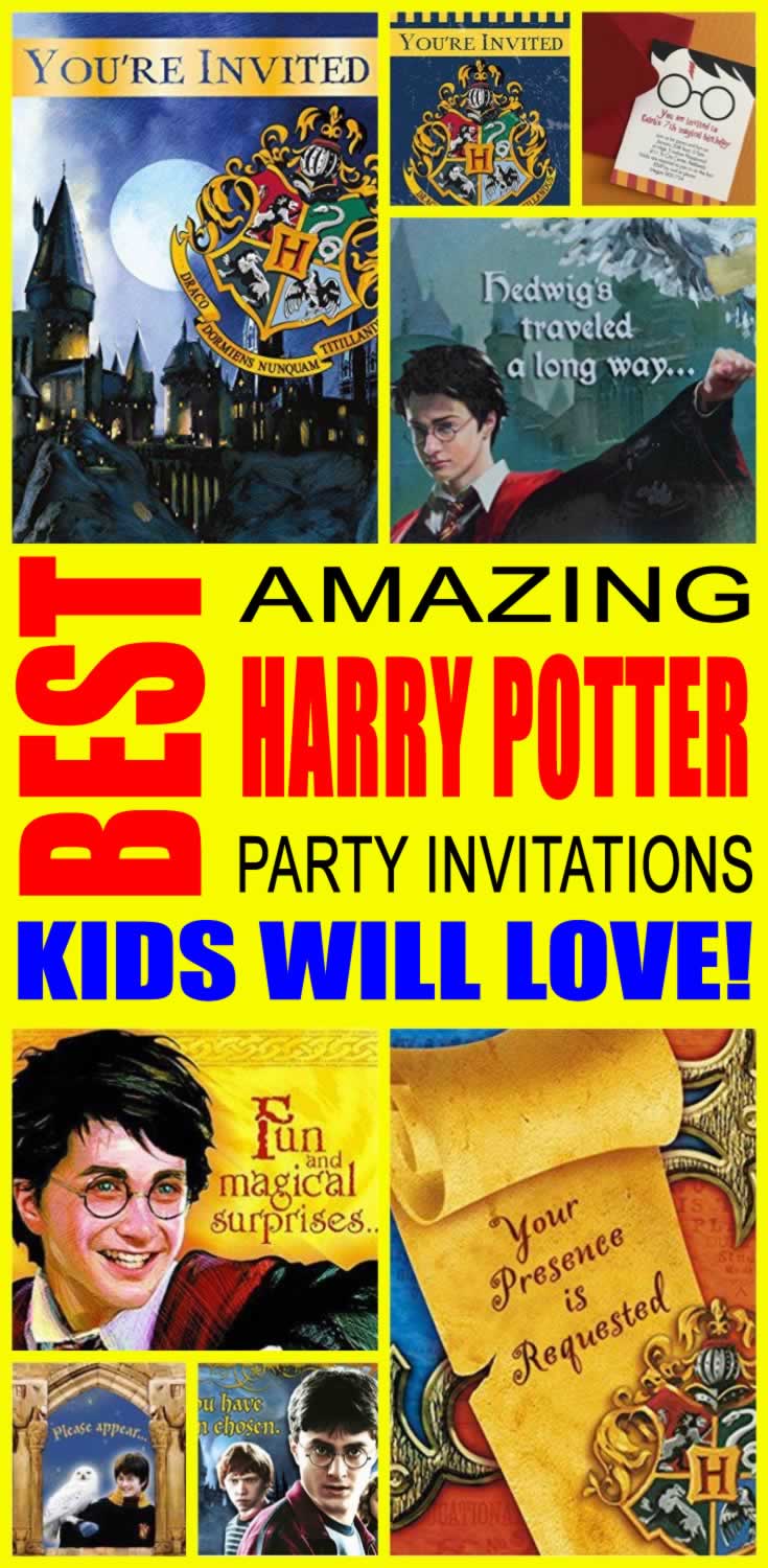Best Harry Potter Party Invitations Kids Will Love