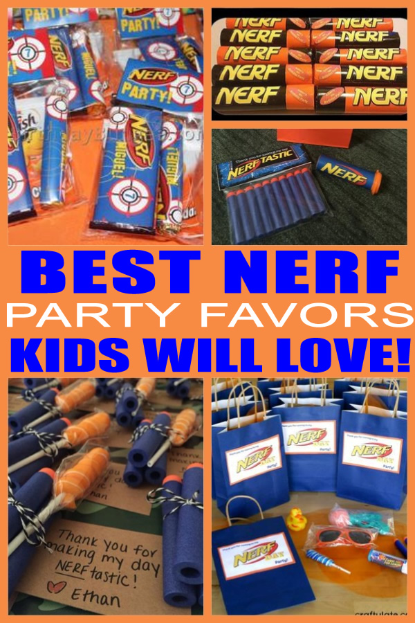Nerf Party Favor Bags - Craftulate
