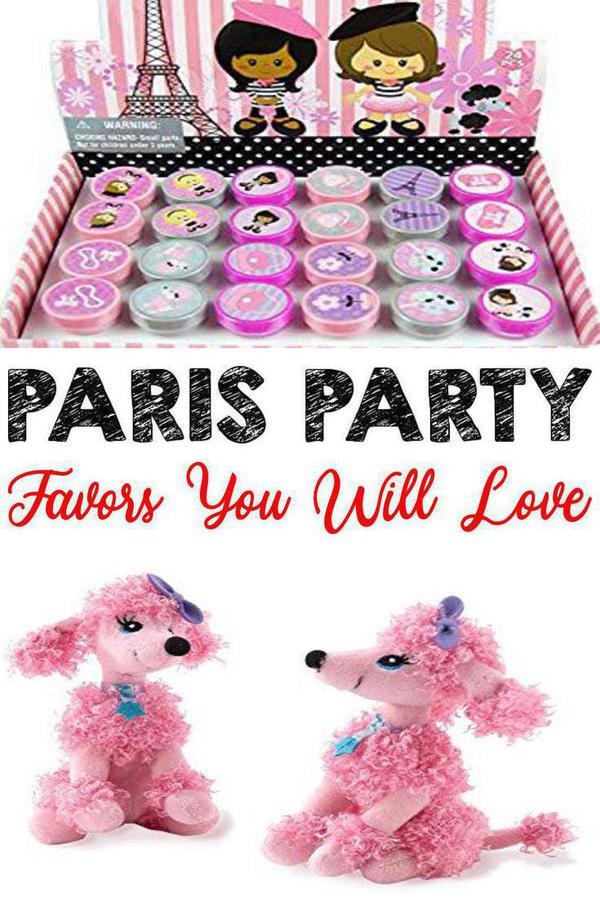 Best Paris Party Favor Ideas   Best Paris Party Favor Ideas 