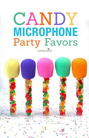 Candy Microphone Party Favor