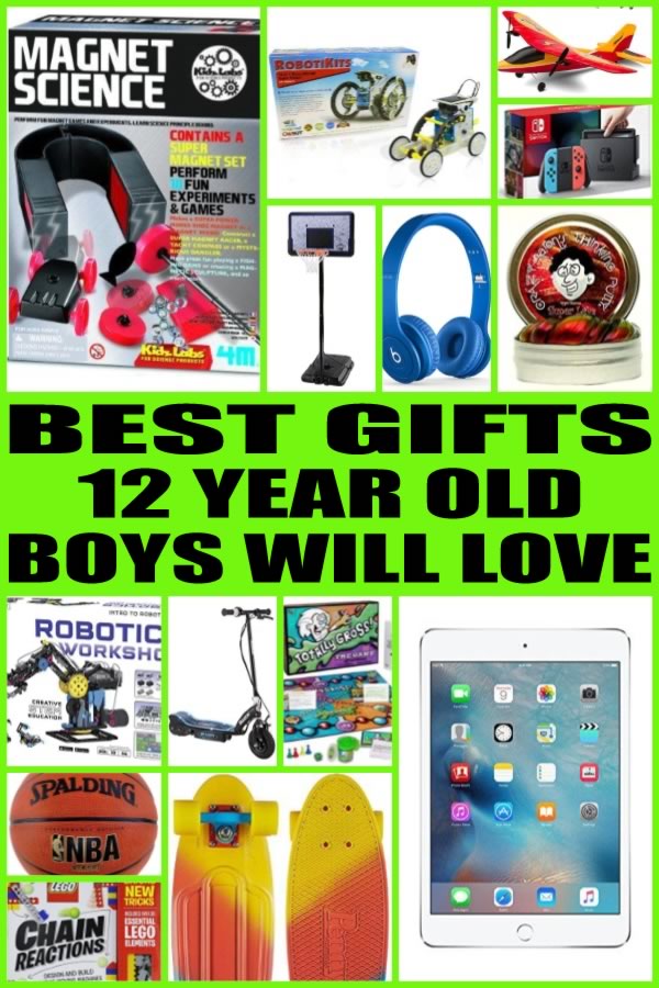 best presents 12 year old boy