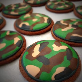 Camouflage Cookies
