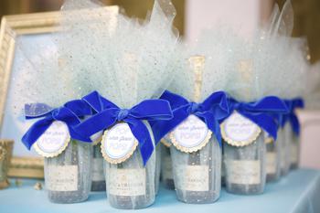 Champagne Baby Shower Favor Ideas