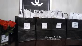 Chanel Inspired Favor Bags