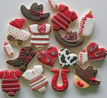 Cowgirl Party Cookies