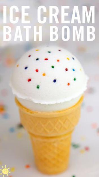 Ice Cream Cone Bath Bomb
