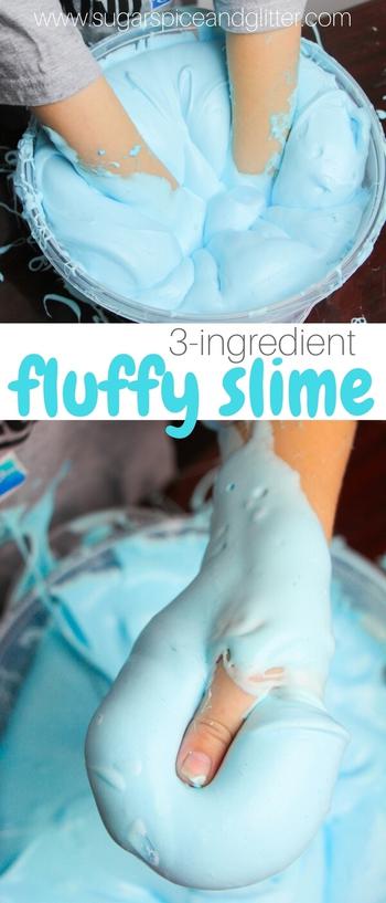 3 Ingredient Fluffy Slime Recipe