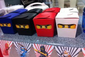 Lego Ninjago Birthday Party Treat Boxes
