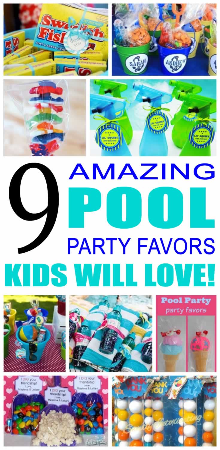 Pool Party Favor Ideas