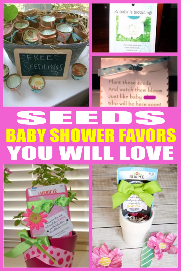 Seeds Baby Shower Favors