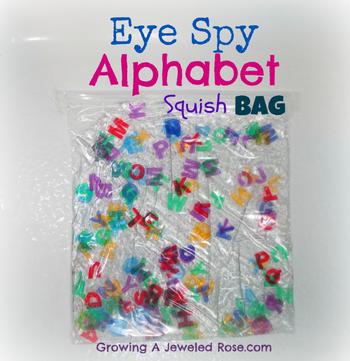 Alphabet Squish Bag