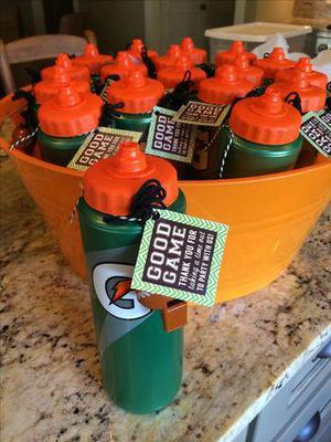 Gatorade Bottle Favors