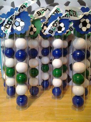 Soccer Gumball Tubes