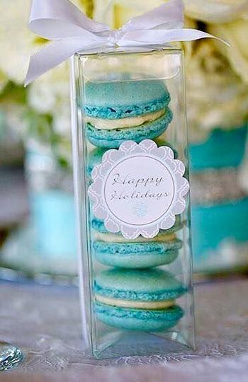 Tiffany Blue Macarons