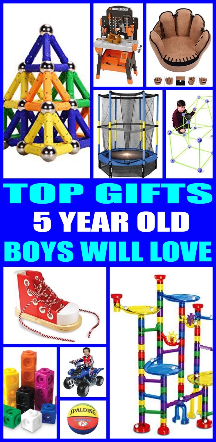 gifts to get a 5 year old boy