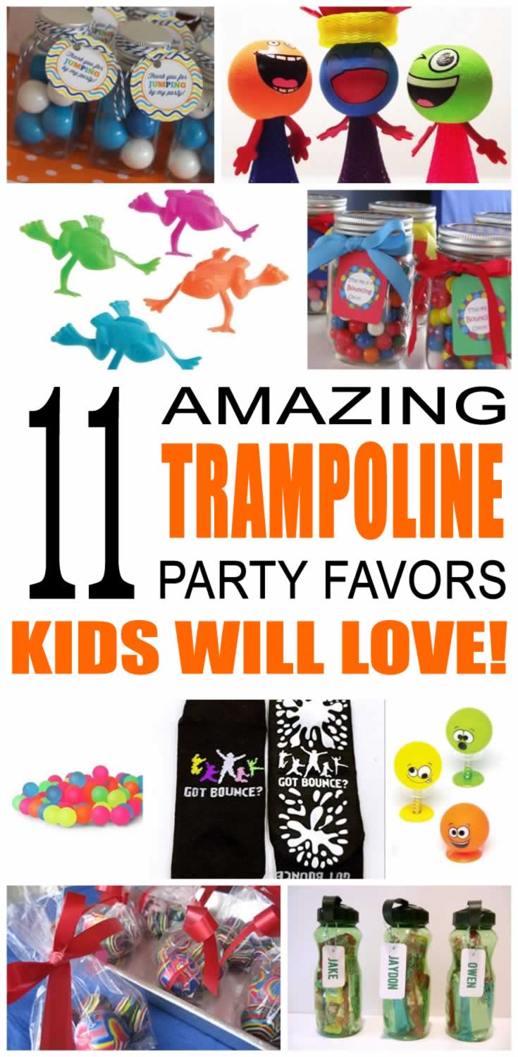 Trampoline Party Favor Ideas