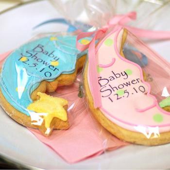 Baby Shower Moon And Star Cookies