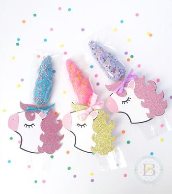 Unicorn Horn Cookies