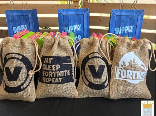 fortnite video game party favors - fortnite goodie bags ideas