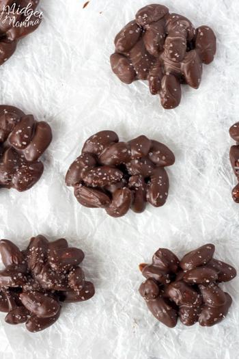 Keto Chocolate Almond Clusters
