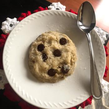 Keto Microwave Cookie For One