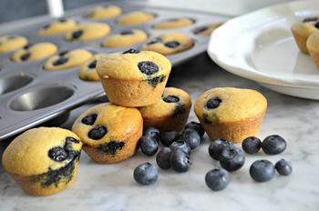 Mini Keto Blueberry Pancake Muffins