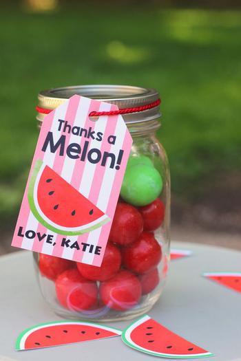 Cute Watermelon Party Favor Idea