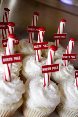 North Pole Cupcakes