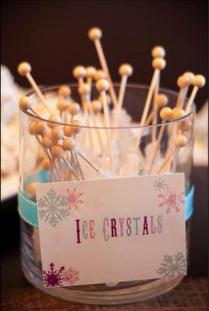 Rock Candy Favor Idea