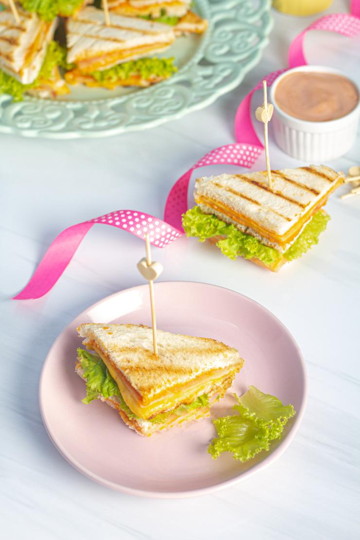 Mini Grilled Cheese Sandwich Party Food